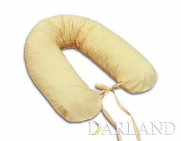 Poduszka dla kobiet w ciąży - pepitka krem