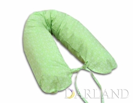 Poduszka dla kobiet w ciąży - kwiatki w zieleni